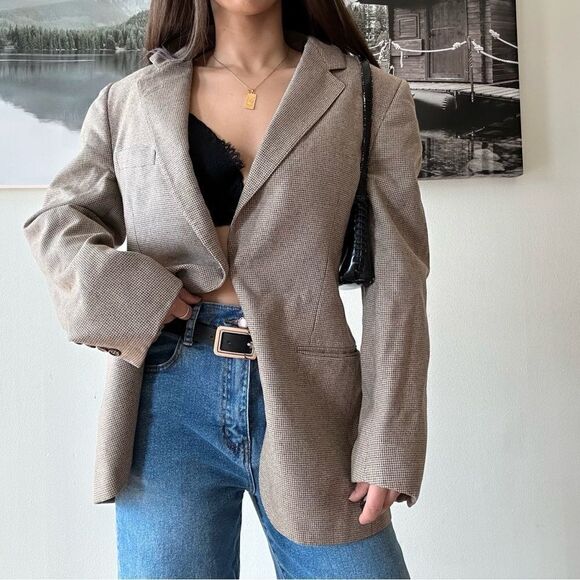Downtown Girl chic corpcore oversized Blazer - Picture 1 of 10